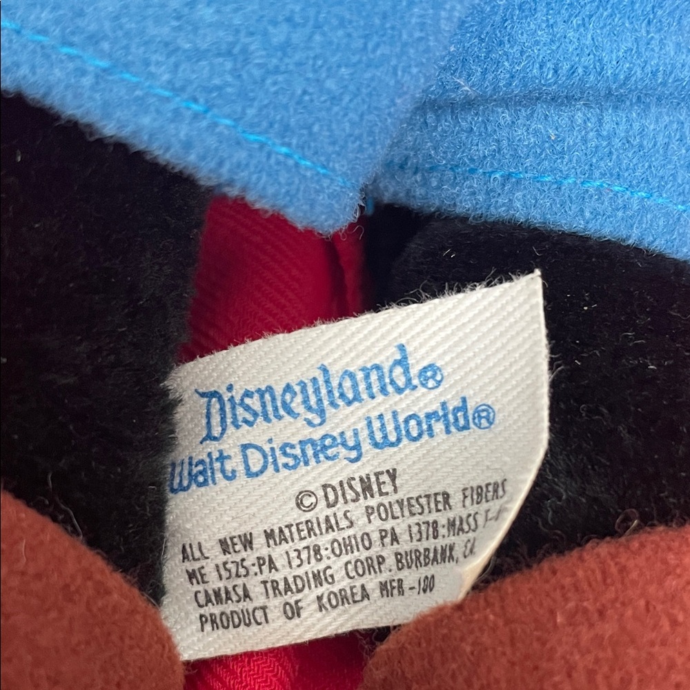 Vintage Disney Red Sorcerer Mickey Plush Toy - Classic Character Plush - Picture 4 of 6